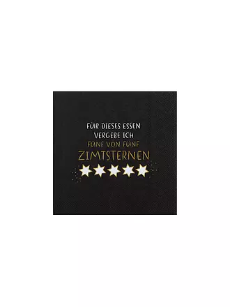 RAEDER | Weihnachts-Servietten 33x33cm ZIMTSTERNE | 